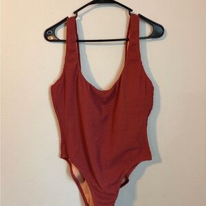 Women’s J.Crew Swimsuit Scrunchie Classic Scoopneck One Piece 12 Vacation Beach